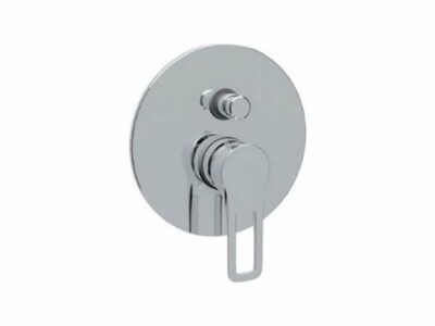 Μίκτης εντοιχισμένου συστήματος ντουζιέρας 2 Εξόδων Teorema Kart 176117 Chrome. Υψηλής ποιότητας χρωμίωση.