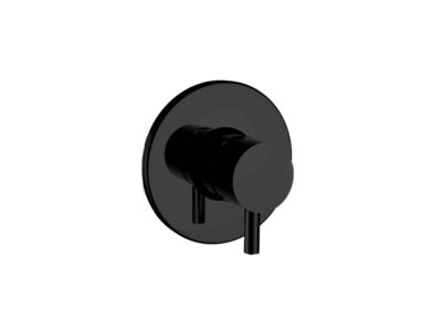 Μίκτης εντοιχισμένου συστήματος ντουζιέρας 1 Εξόδου. Teorema New Jabil Black Matt 6373081. Υψηλής ποιότητας χρωμίωσης.