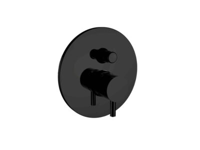 Μίκτης εντοιχισμένου συστήματος ντουζιέρας 2 Εξόδων Teorema New Jabil 6373081 Black Matt. Υψηλής ποιότητας χρωμίωση.