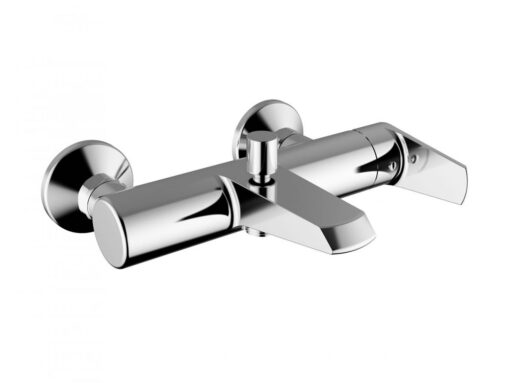 Μπαταρία Λουτρού Teorema Velvet Inox 215011. Τοποθέτηση στον Τοίχο. Συμπεριλαμβάνεται επίτοιχο στήριγμα τηλεφώνου. Υψηλής ποιότητας χρωμίωση.