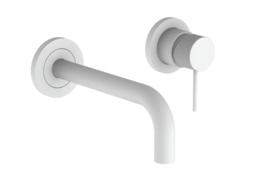 Μπαταρία Νιπτήρα Teorema Lab White Matt 603181. Τοποθέτηση στον Tοίχο. Κατάλληλη για Επιτραπέζιους Νιπτήρες. Υψηλής ποιότητας χρωμίωση.