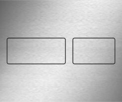 Πλακέτα χειρισμού Tece Solid 9240434 Inox Brushed Anti-Fingerprint.