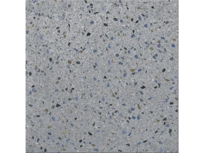 Πορσελανάτα πλακάκια δαπέδου Τεχνογρανίτη Terrazzo Blue 60 x 60 cm.