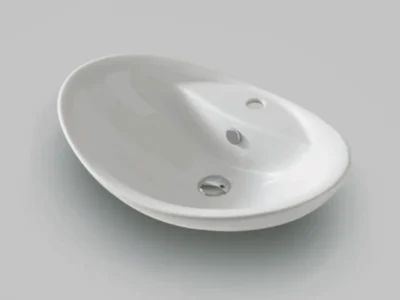 Επιτραπέζιος νιπτήρας μπάνιου Action 59 x 39 cm με υπερχείλιση