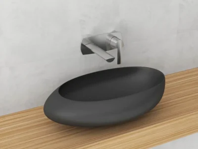 Επιτραπέζιος νιπτήρας μπάνιου Doria 49 x 30 cm χωρίς υπερχείλιση.