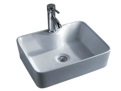 Επιτραπέζιος νιπτήρας μπάνιου Happy 47 x 37 cm χωρίς υπερχείλιση.