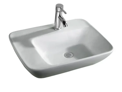 Επιτραπέζιος νιπτήρας μπάνιου Logos 55 x 45 cm χωρις υπερχείλιση.