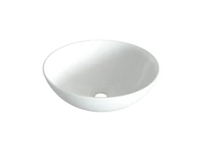 Επιτραπέζιος νιπτήρας μπάνιου M-8040A 40 x 40 cm White Matt χωρίς υπερχείλιση.