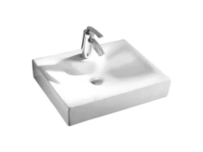 Επιτραπέζιος νιπτήρας μπάνιου Pool 54 x 43 cm χωρίς υπερχείλιση.