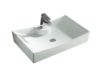 Επιτραπέζιος νιπτήρας μπάνιου Pool 69 x 42 cm χωρίς υπερχείλιση