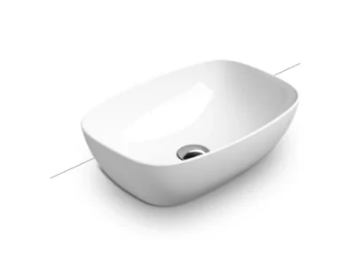 Επιτραπέζιος νιπτήρας μπάνιου Nubes 50 x 35 cm χωρίς υπερχείλιση.