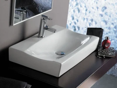 Επιτραπέζιος νιπτήρας μπάνιου Sardinero 63 x 39 cm χωρίς υπερχείλιση.