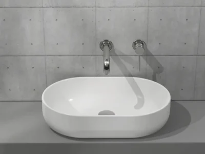 Επιτραπέζιος νιπτήρας μπάνιου Xenia 60 x 40 cm χωρίς υπερχείλιση.