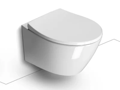 Κρεμαστή λεκάνη WC Τουαλέτας Modo Swirl White 52 cm από Υαλώδη πορσελάνη.