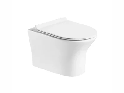 Κρεμαστή λεκάνη WC Τουαλέτας Viral Rimless 48 cm από Υαλώδη πορσελάνη.