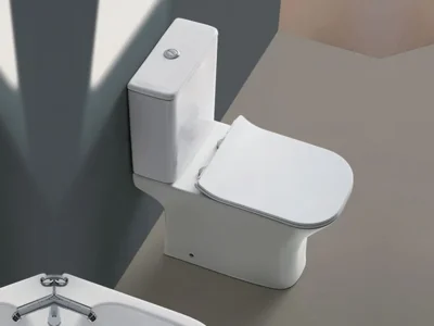 Λεκάνη τουαλέτας με Καζάνι, Κάλυμα και Μηχανισμό Storm 65.00 cm.