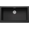 Νεροχύτης Κουζίνας Blanco Legra XL 6S 86 x 50 cm σε απόχρωση Antracita. Κατασκευή από υλικό Silgranit Puradur με αντοχή στα χτυπήματα.
