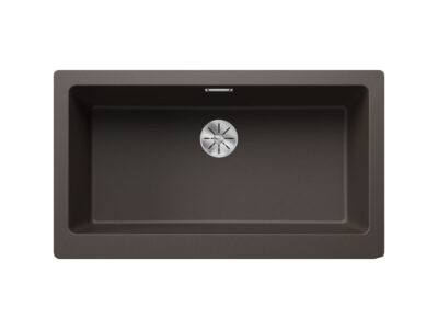 Νεροχύτης Κουζίνας Blanco Legra XL 6S 86 x 50 cm σε απόχρωση Coffee. Κατασκευή από υλικό Silgranit Puradur με αντοχή στα χτυπήματα.