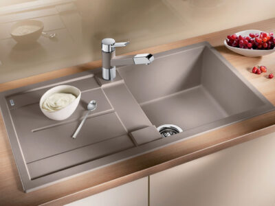 Νεροχύτης Κουζίνας Blanco Metra 5S 86 x 50 cm σε απόχρωση Tartufo