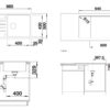 Νεροχύτης Κουζίνας Blanco Legra XL 6S 86 x 50 cm σε απόχρωση Soft White. Κατασκευή από υλικό Silgranit Puradur με αντοχή στα χτυπήματα.