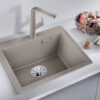 Νεροχύτης Κουζίνας Blanco Pleon 5 51 x 51 cm σε απόχρωση Tartufo.