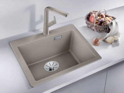 Νεροχύτης Κουζίνας Blanco Pleon 5 51 x 51 cm σε απόχρωση Tartufo.
