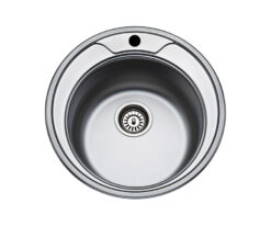 Μεταλλικός Νεροχύτης Κουζίνας Fortinox Valley 25900 48 x 48 cm σε απόχρωση Inox. Κατασκευή από υλικό Ανοξείδωτο Χάλυβα AISI 304.