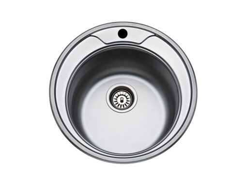 Μεταλλικός Νεροχύτης Κουζίνας Fortinox Valley 25900 48 x 48 cm σε απόχρωση Inox. Κατασκευή από υλικό Ανοξείδωτο Χάλυβα AISI 304.