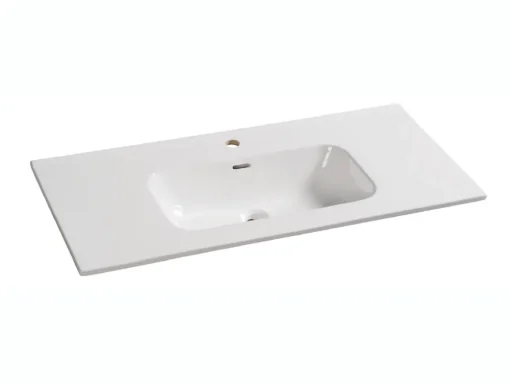 Επικαθήμενος νιπτήρας μπάνιου Eden 100 x 46 cm με υπερχείλιση.