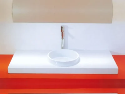 Επικαθήμενος νιπτήρας μπάνιου Planet 105 x 50 cm χωρις υπερχείλιση.