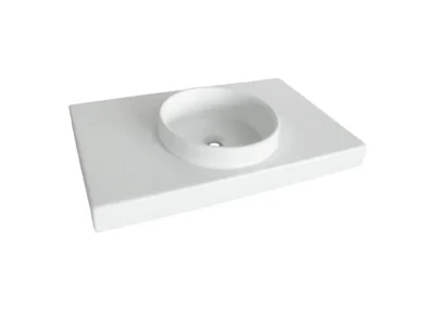 Επικαθήμενος νιπτήρας μπάνιου Planet 85 x 50 cm χωρις υπερχείλιση.