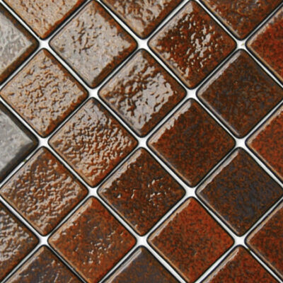 Ψηφίδα επένδυσης επιφανειών Reviglass Mercurio με διάσταση 25 x 25 mm.