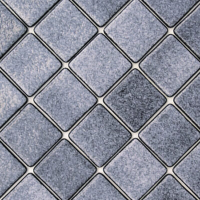 Ψηφίδα επένδυσης επιφανειών Reviglass Pluton με διάσταση 25 x 25 mm.