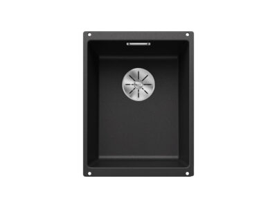 Υποένθετος Νεροχύτης Κουζίνας Blanco Subline 320-U 35 x 46 cm σε απόχρωση Antracita. Κατασκευή από υλικό Silgranit Puradur με αντοχή στα χτυπήματα.