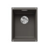Υποένθετος Νεροχύτης Κουζίνας Blanco Subline 320-U 35 x 46 cm σε απόχρωση Volcano Grey. Κατασκευή από υλικό Silgranit Puradur με αντοχή στα χτυπήματα.
