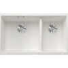 Υποένθετος Νεροχύτης Κουζίνας Blanco Subline 430/270-U 75 x 46 cm σε απόχρωση White. Κατασκευή από υλικό Silgranit Puradur με αντοχή στα χτυπήματα.