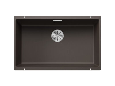 Υποένθετος Νεροχύτης Κουζίνας Blanco Subline 700-U 73 x 46 cm σε απόχρωση Coffee. Κατασκευή από υλικό Silgranit Puradur με αντοχή στα χτυπήματα.