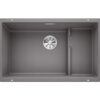 Υποένθετος Νεροχύτης Κουζίνας Blanco Subline 700-U Level 73 x 46 cm σε απόχρωση Alu Metallic. Κατασκευή από υλικό Silgranit Puradur με αντοχή στα χτυπήματα.