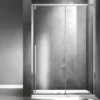 Καμπίνα ντουζιέρας από Τοίχο σε Τοίχο με Διαφανές Κρύσταλλο ασφαλείας Santorini 400 CL 120 cm.