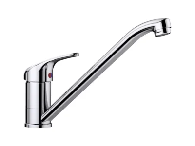 Μπαταρία Κουζίνας Blanco Daras. Κορμός με περιστρεφόμενο ρουξούνι σε απόχρωση Chrome.