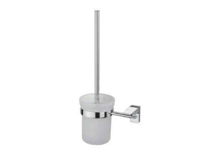 Γυάλινο Πιγκάλ μπάνιου με επιτοίχια τοποθέτηση Premium 71018 Chrome. Κατασκευασμένο από συμπαγή ορείχαλκο.