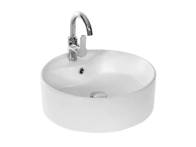 Επιτραπέζιος νιπτήρας μπάνιου Forma 40 x 40 cm με υπερχείλιση.