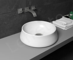Επιτραπέζιος νιπτήρας μπάνιου Irene 40 x 40 cm χωρίς υπερχείλιση.