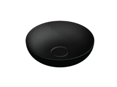 Επιτραπέζιος νιπτήρας μπάνιου Visions Black Matt 42 x 42 cm χωρίς υπερχείλιση.