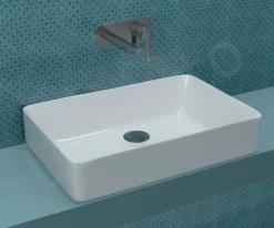Επιτραπέζιος νιπτήρας μπάνιου Plus 61 x 35 cm χωρίς υπερχείλιση.