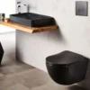 Κρεμαστή λεκάνη WC Τουαλέτας Free Rimless FE-322 Antracita Matt 51 cm από Υαλώδη πορσελάνη.