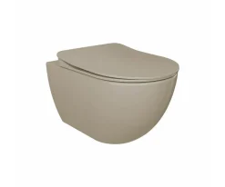 Κρεμαστή λεκάνη WC Τουαλέτας Free FE-320 Cappucino Matt 51 cm από Υαλώδη πορσελάνη.