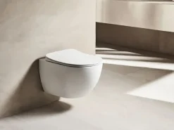 Κρεμαστή λεκάνη WC Τουαλέτας Free FE-320 White Matt 51 cm από Υαλώδη πορσελάνη.