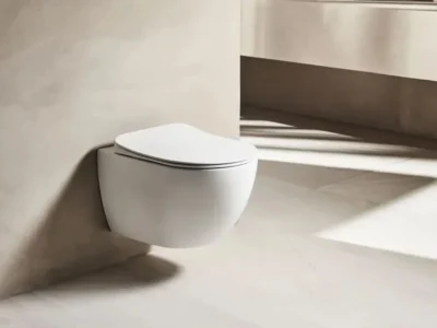 Κρεμαστή λεκάνη WC Τουαλέτας Free Rimless FE-322 White Matt 51 cm από Υαλώδη πορσελάνη.