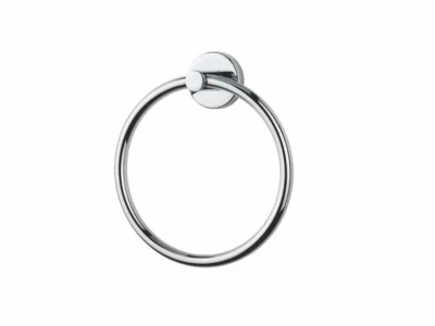 Μεταλλικός κρίκος πετσετών, επιτοίχιας τοποθέτησης Mare 71208 Chrome. Κατασκευασμένος από συμπαγή ορείχαλκο.